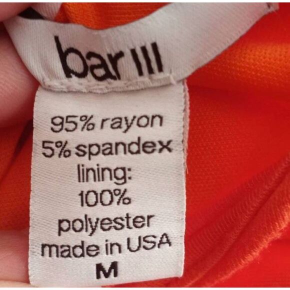 BAR III ORANGE KEY HOLE MAXI DRESS SZ.M EUC. - Picture 8 of 9